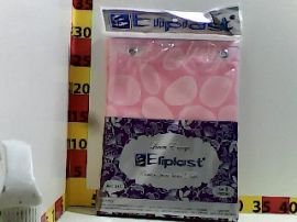 CORTINA DE BAÑO DOBLE ENCAJE CON GANCHOS ELIPLAST (011/000118)