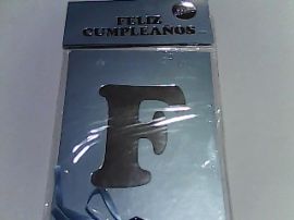 (P.ST.C1.C2.F.B.RCIA.VA.)BANDERIN FELIZ CUMPLE MULTICOLOR X1 (03348-65/05944) GOLD MUNDO 