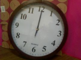 RELOJ DE PARED REDONDO 28CM (771382)