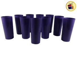 (P.ST.R.C1.C2.)VASO TRAGO LARGO PP X10 FLUOR/PASTEL (4114/84114) KOVAL PLAST