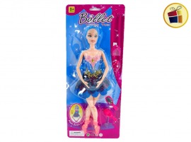 N22 MUÑECA BAILARINA CON ACCESORIOS  BLISTER FLUSS (LY-2309/HWA1184759/541917)