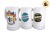 JARRO CHOPP CERVECERO 1LT CERAMICA ANILLADO  LOGO VARGAS (732/1002/004555)