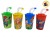 VASO PLASTICO 3D CON SORBETE GRANDE 11,5CM (875262/D80469/9805)