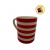"P.R" JARRO MUG  CERAMICA RAYAS 2 COLORES 10CM FLUSS (BLC253/965311)