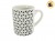 "P.R.C1.C2" JARRO MUG  CERAMICA TRIANGULITOS 10CM FLUSS (BLC257/965915)