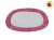 BANDEJA DE MELAMINA DECORADA OVAL 30X25CM ((CH)) (848134/L226-17A-6R/34100)