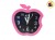 RELOJ DESPERTADOR 16CM FORMA MANZANA (070361/PP3237)