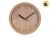 RELOJ SIMIL MADERA REDONDO PARED 23CM POKA (NS257591/575910)