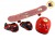 N22 SET SKATE RODILLERAS+CASCO LIGA DE LA JUSTICIA (10156/083117)