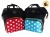 MOCHILA MATERNAL CORDURA BOLSILLO CON LUNARES CHICOS (885319/SH04-14-02)
