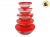 ###BOWLS X5 DE VIDRIO TAPA COLOR POKA (F1005-1Z/030311)