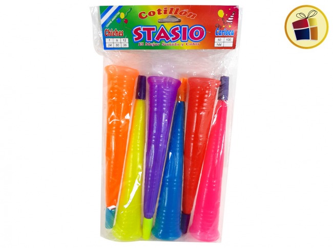 (P.C1.C2.)CORNETA LARGA X 6 (007008/70089) ZABAWA