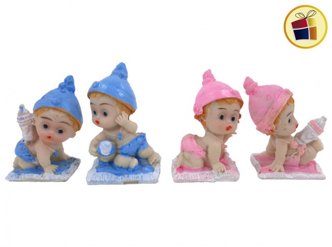 SOUVENIRS BEBE SENTADO SOBRE ALFOMBRA SURTIDO X1 (53017) CH  