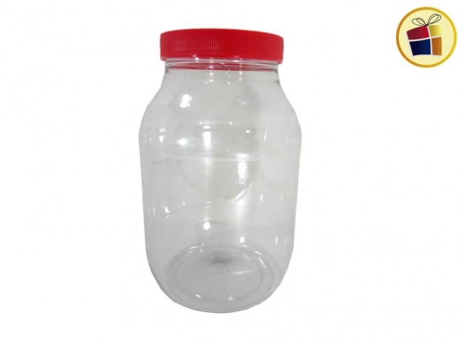 FRASCO PET CRISTAL 4000CC REDONDO 30CM MEGA ENVASE (ALI0000155/232182)