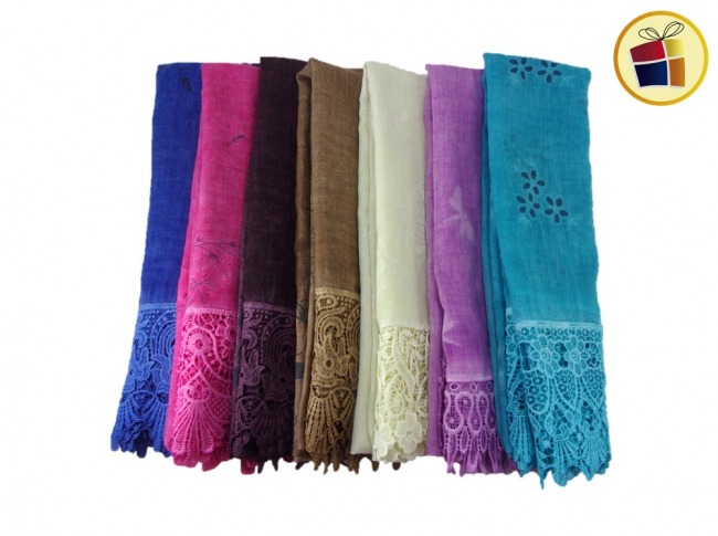 CHALINA DAMA ESTAMPADA BORDE PUNTILLA (31793/31809)