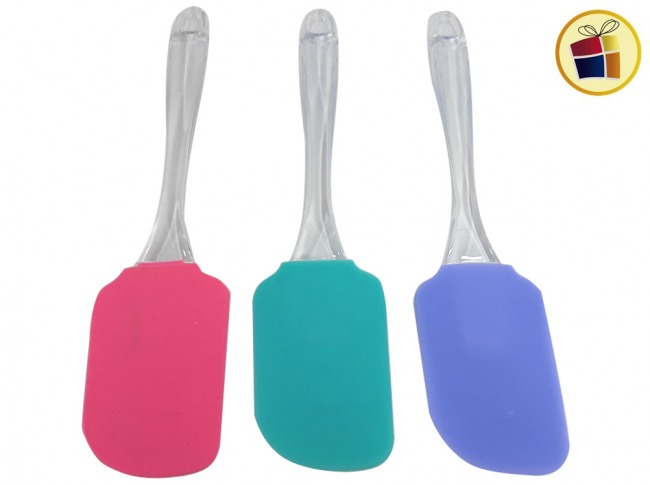 ESPATULA SILICONA CON MANGO CRISTAL 24CM (06989/20698) BENABI 