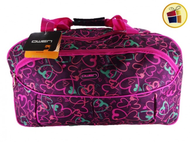 BOLSO DE VIAJE MEDIANO ESTAMPADO OWEN 21" (20218/5005-2P21)