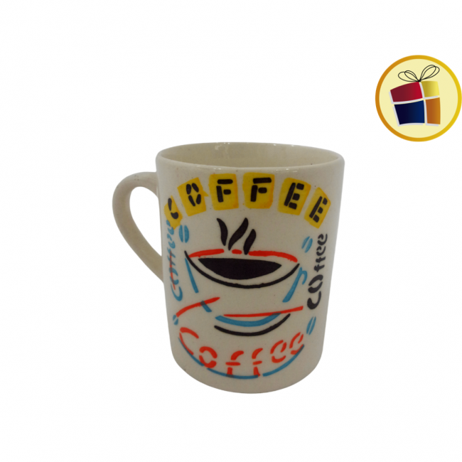 "P.R" JARRO MUG  CERAMICA  COFFEE 10CM FLUSS (BLC258/965014)