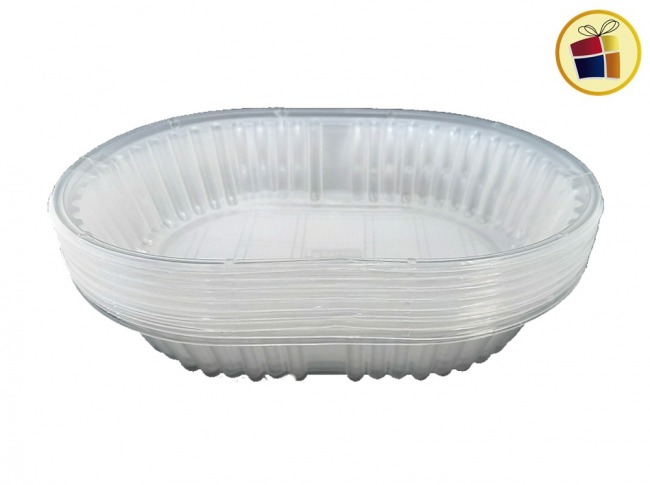 (P.G.ST.)BANDEJA 105 X10 TRANSP MICROONDA (BP105S72978) BANPLAST