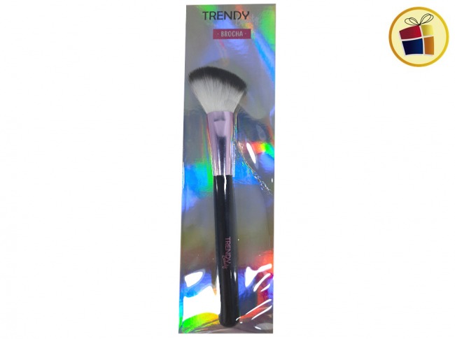 BROCHA DE MAQUILLAJE GRANDE TRENDY (53297/15329)