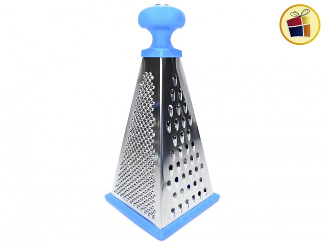 RALLADOR PIRAMIDE TK  METAL  26X12CM BASE ANTIDESLIZANTE SILICONA (962514/FG0410-10S)