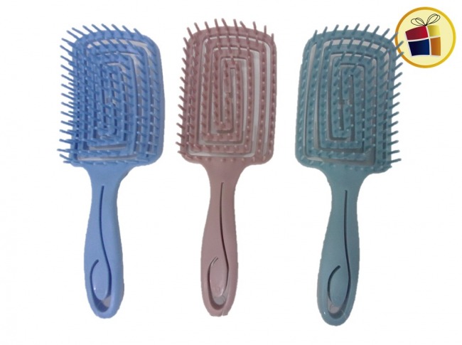 CEPILLO PARA CABELLO CUADRADO ESPIRAL (07163/NS)