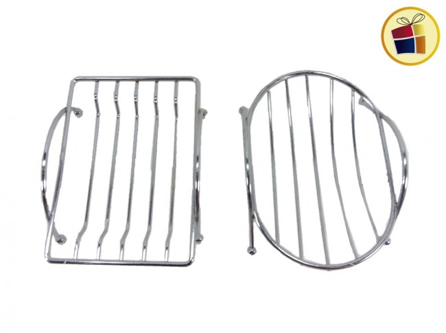 JABONERA CROMADA OVAL Y RECTANGULAR 12X9CM FLUSS (M763-19-15/319156/601012)