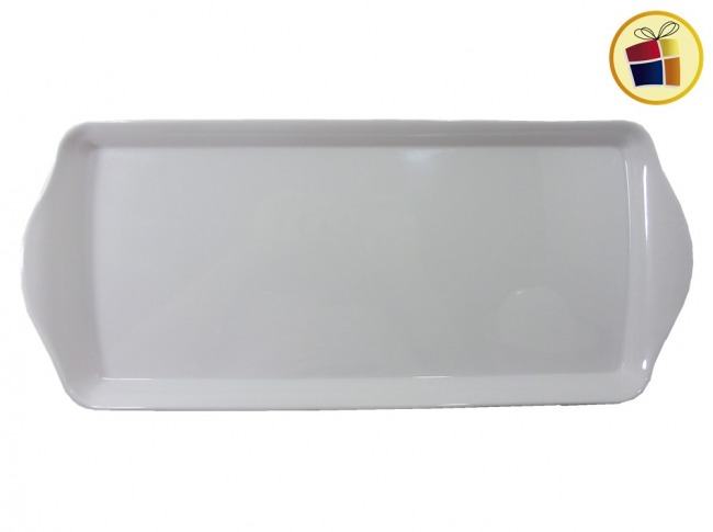 BANDEJA MELAMINA RECTANGULAR 17X39CM TUTTO CASA (MK-72/580019)