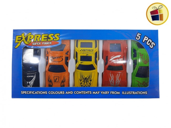 "P.M."AUTOS X5 EN CAJA EXPRESS FLUSS (311-5/YC288-5/802021/100202)