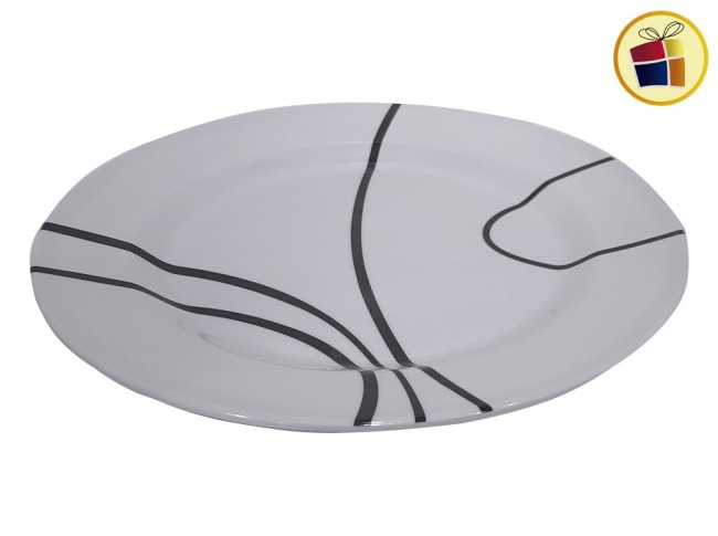 PLATO PLAYO MELAMINA ESTAMPADO 25.5CM POKA (12207/122078)