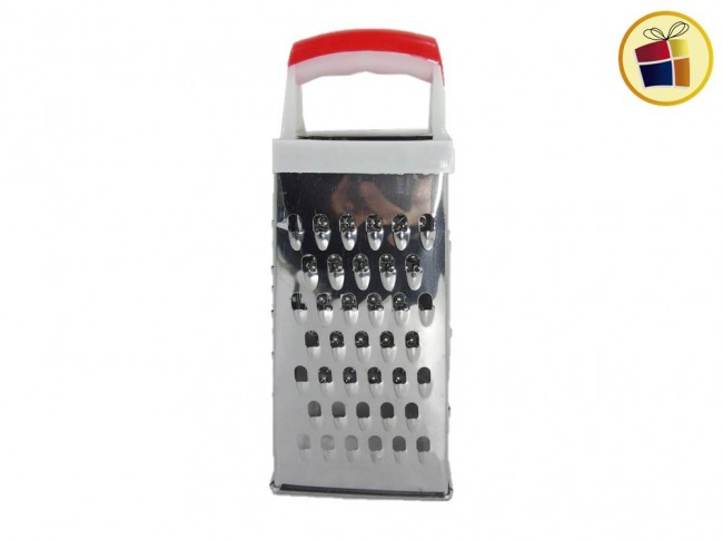 RALLADOR 4 CARAS 8" (20CM) METAL MANGO BICOLOR (045546/054194/PP0135)