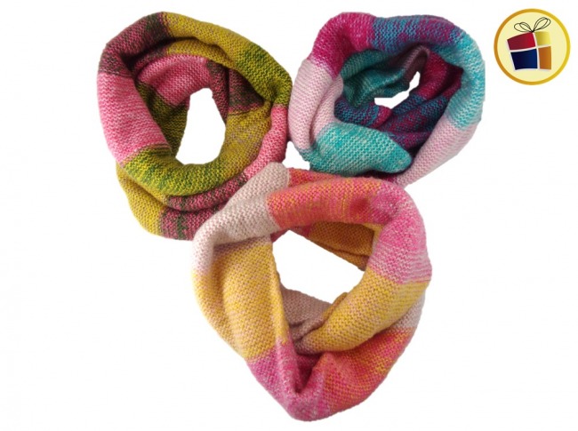 (30%)CUELLO DE LANA PARA DAMA COLORES CH C-113-17-5 (90050)