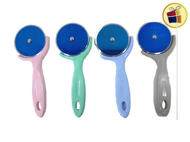 CORTADOR PIZZA MANGO PLASTICO 19CM SOIFER (SK-3133/499943)