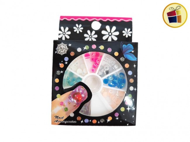 APLIQUE STRASS PARA UÑAS EN CAJA (SH03-06-01/720026)