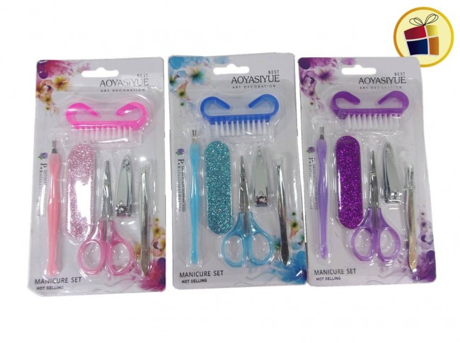SET DE MANICURA X6 PIEZAS BLISTER (25331/NS272533)