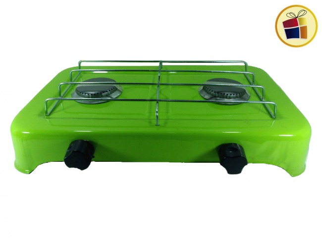 ANAFE 2 HORNALLAS ESMALTADO QUEMADOR ALUMINIO ZATECNO (568932)