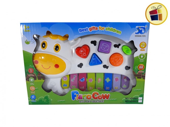 ORGANO VACA MUSICAL LUCES 14X21CM SEBIGUS (53349/221930)