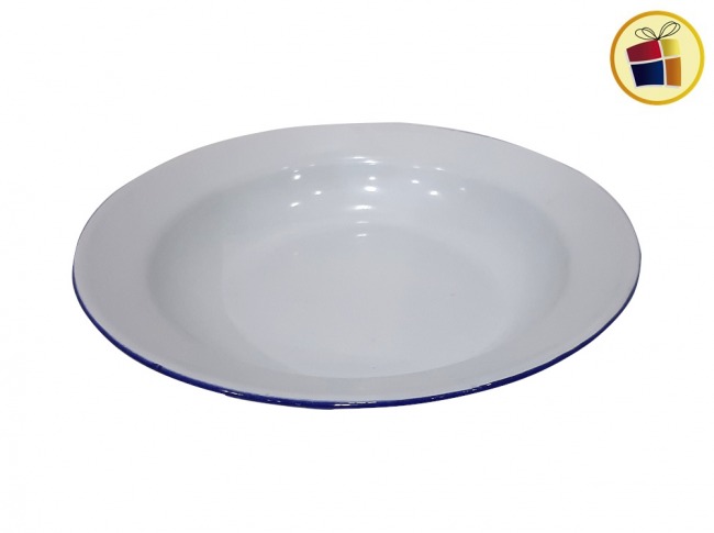 PLATO HONDO ENLOZADO 22CM LABANIM (03114/131147)