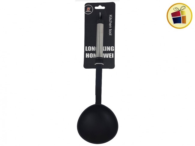 CUCHARON NYLON MANGO ACERO 31 CM (DL4006/107740) 