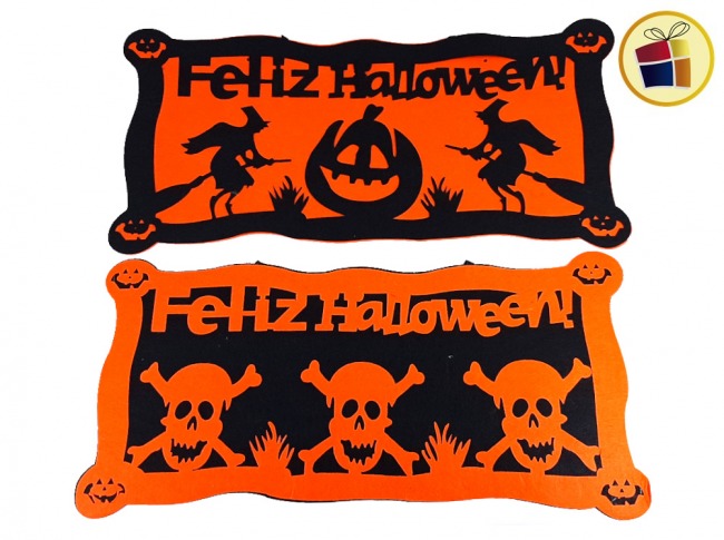CARTEL HALLOWEEN 50X25CM (JC-4028/40287) CADENACI