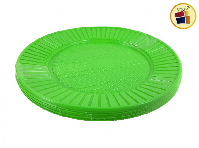 (P.G.R.C1.C2.F.B.RCIAPLATO 17 VERDE MANZANA X10 CHICO (91902) PLASTICO SAN ANDRES