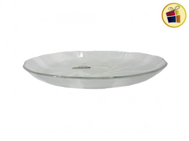 "P.R.C1.C2.M.F.B.RCIA" PLATO PLAYO VIDRIO GALAXIA RIGOLLEAU (676407/FN67670)