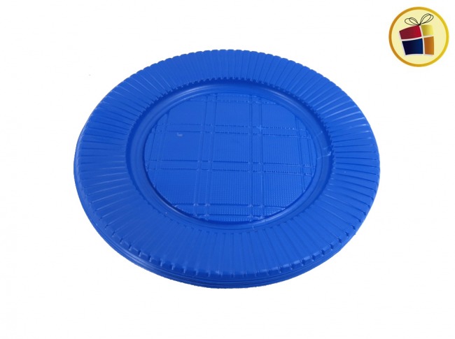 (P.G.R.C1.C2.F.B.RCIA)PLATO 17 AZUL X10 CHICO (94303) PLASTICO SAN ANDRES 
