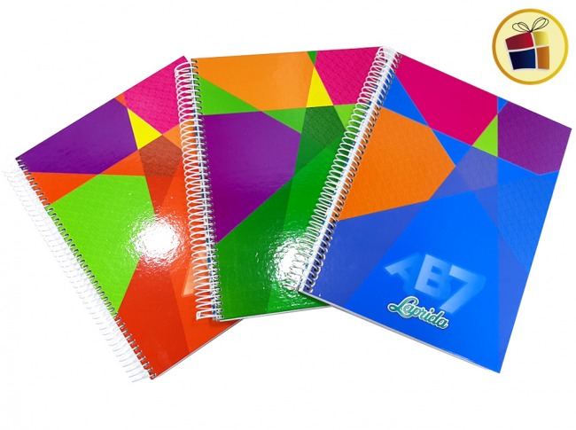 CUADERNO LAPRIDA AB7 TRADICIONAL 21X27 X 100 HJS RAYADAS (004912/627001)
