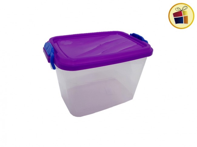 CONTENEDOR RECTANGULAR  4200CC CON TRABA TREBOL (014016)