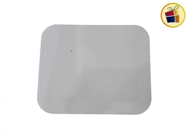 BANDEJA CARTON N°9 BLANCO RECTANGULAR 23X28 (6133/65749) CIFIVE 