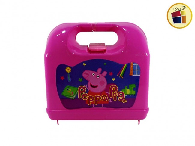 LUNCHERA PLASTICA FORMA MALETIN PERSONAJES 21.5 X 22 CM (002153)