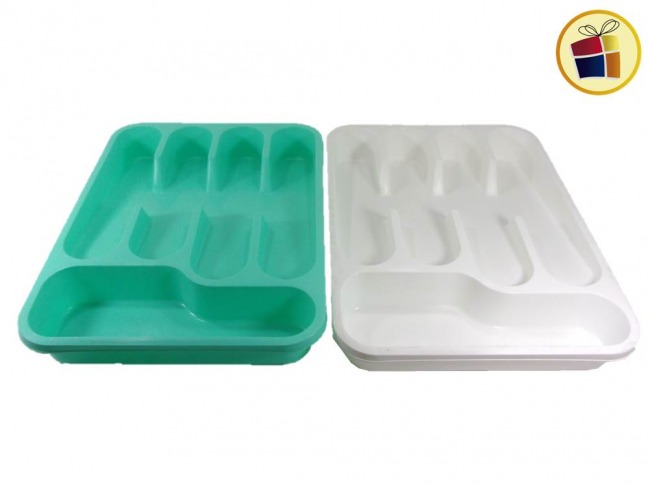 CUBIERTERO PLASTICO 5 DIVISIONES GEMPLAST (006054/605)
