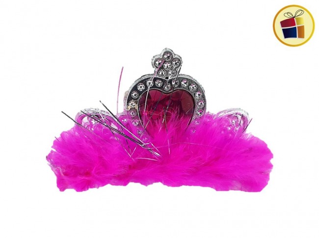 PEINETA CHICA PRINCESA CON PLUMA (145752)  CH