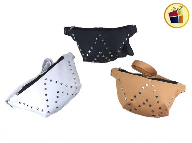 RIÑONERA GRANDE CON TACHAS CUERINA (07942/LH260) 